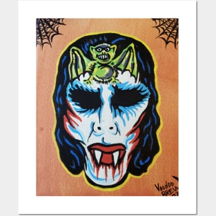 Ben cooper mask collegeville costume 80s creature mask vintage halloween witch Posters and Art